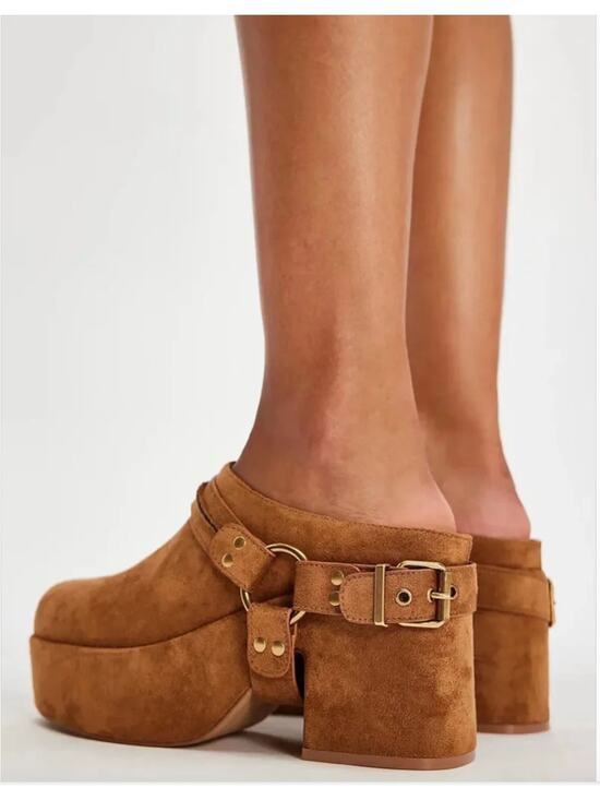 Free People Shoes - Free People Amalia Vegan Harness Clogs 9